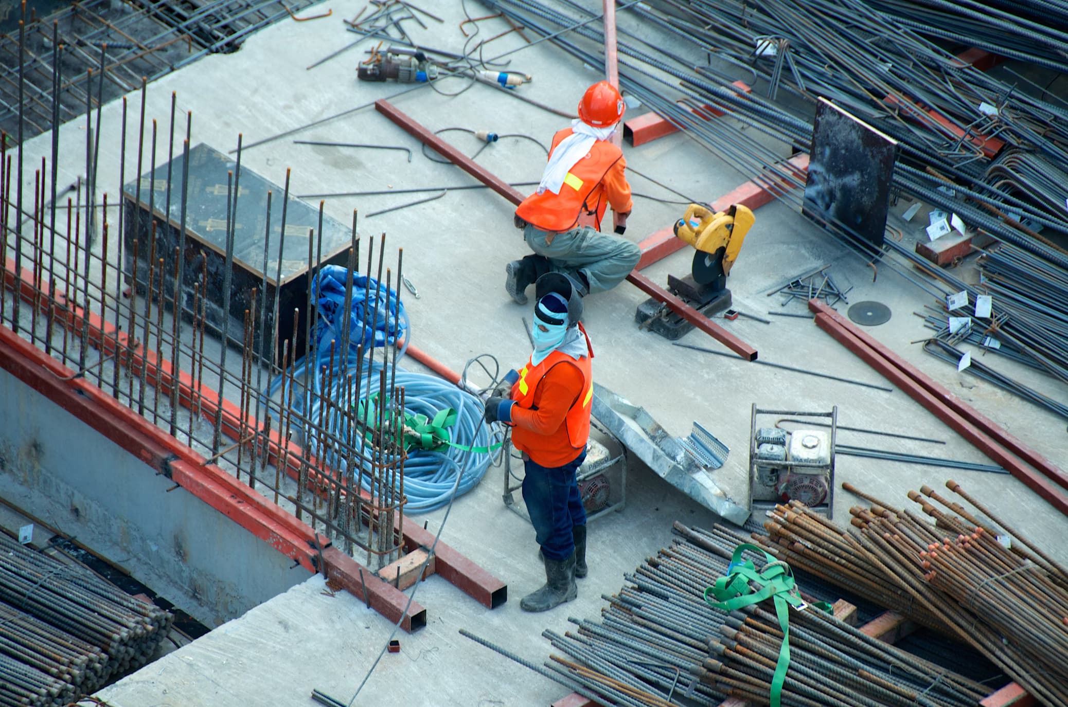 Construction engineering site